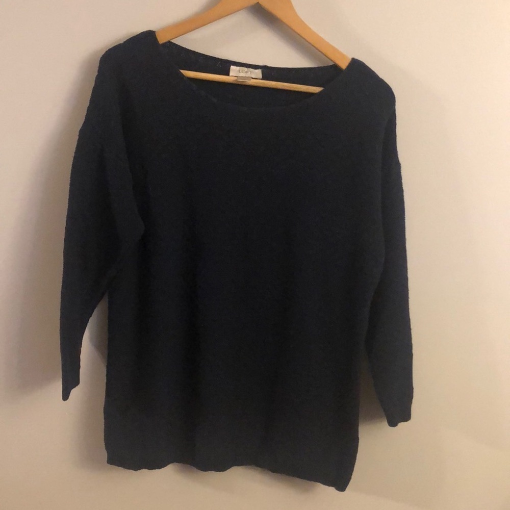 Navy sweater